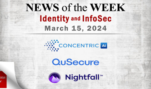 Identity Management and Information Security News for the Week of March 15
