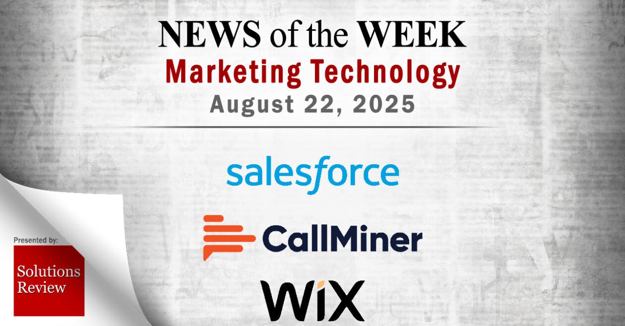 Top MarTech News From the Week of August 22nd