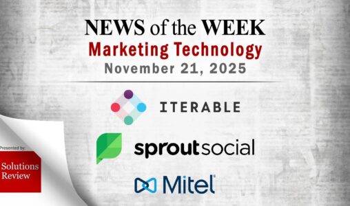 Top MarTech News From the Week of November 21st