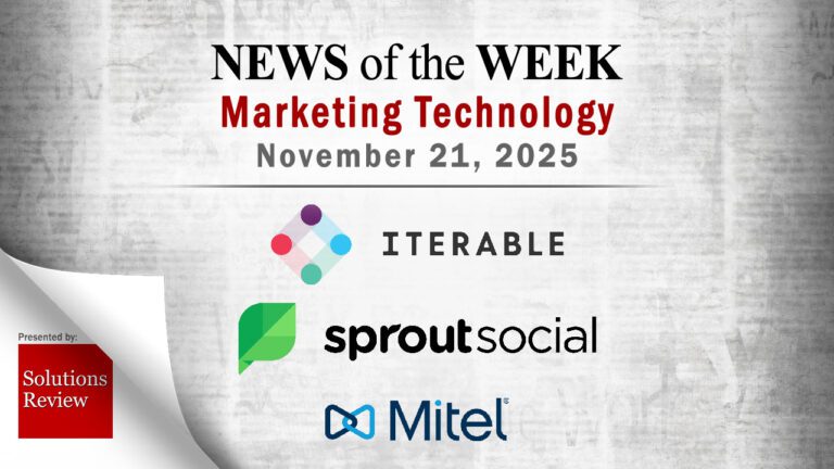 Top MarTech News From the Week of November 21st