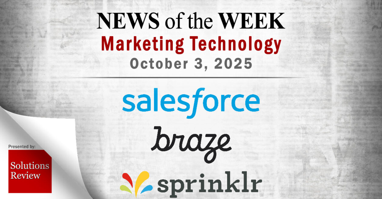 Top MarTech News From the Week of October 3rd, 2025