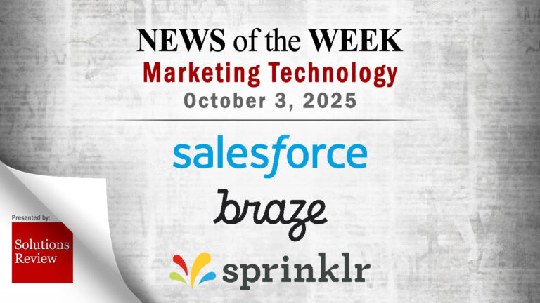Top MarTech News From the Week of October 3rd, 2025